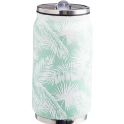 Gifi Canette isotherme inox imprimé tropical 260 ml