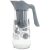Gifi Carafe en verre 1,5L avec infuseur en silicone