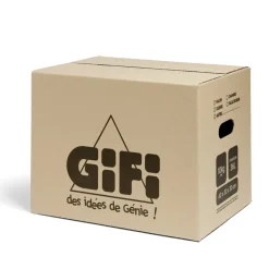 Gifi Rangement|Carton déménagement premium 36L