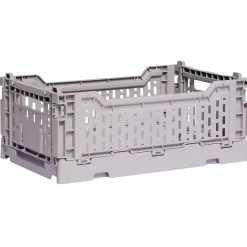 Gifi Rangement|Casier pliant plastique bleu 4 L