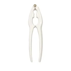 Gifi Casse noix acier blanc L.15cm