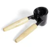 Gifi Casse-noix et décapsuleur 2-en-1 en aluminium avec manche en bois