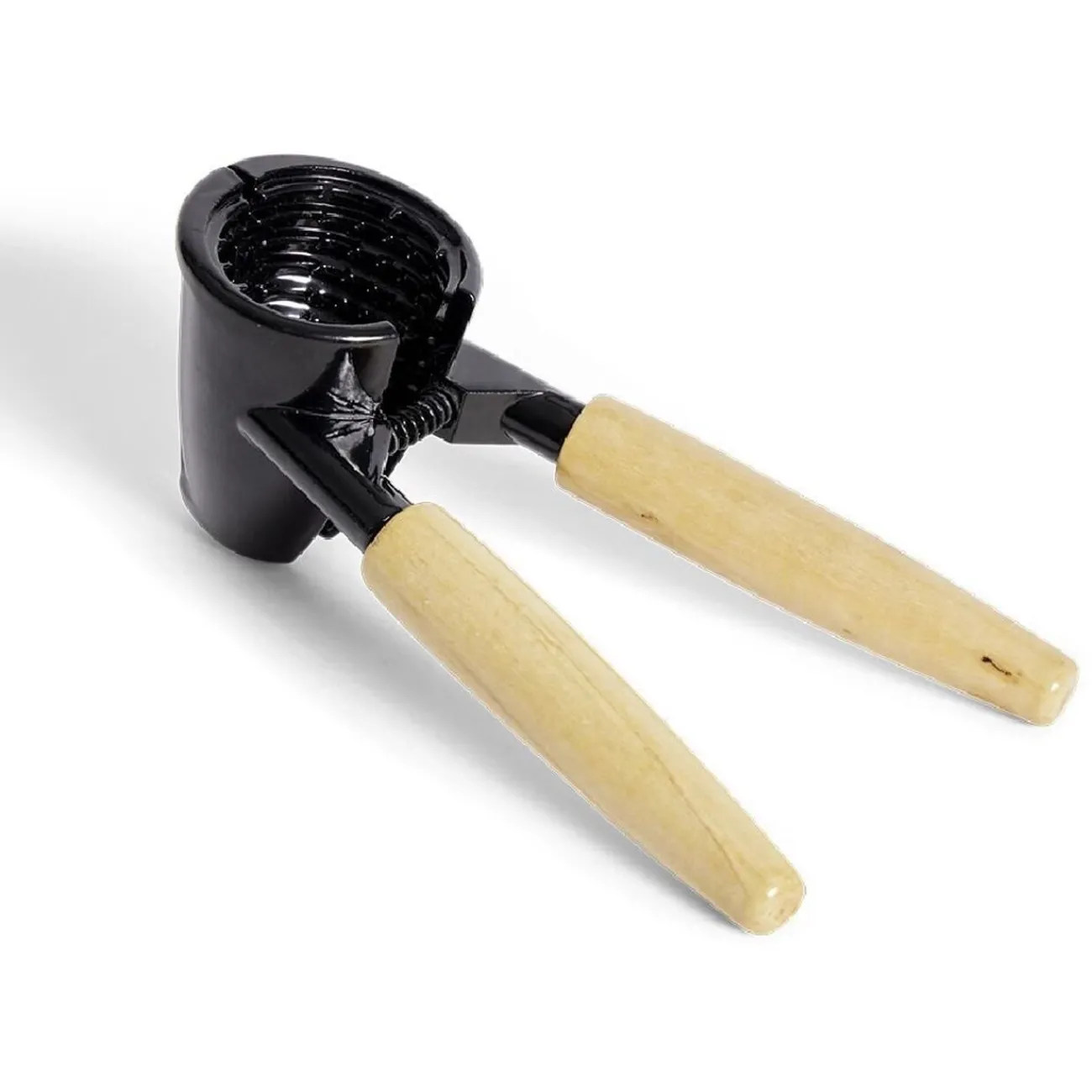 Gifi Casse-noix et décapsuleur 2-en-1 en aluminium avec manche en bois