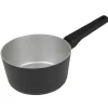Gifi Casserole 18 cm aluminium gris anthracite finition argenté