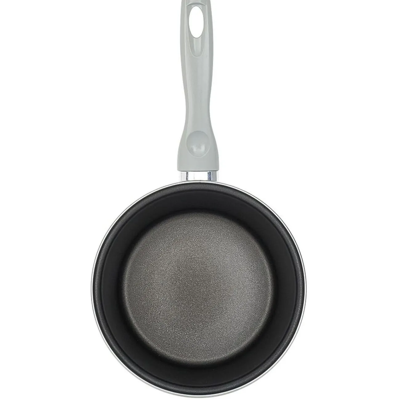 Gifi Casserole acier émaillé noir et blanc Ø 20 cm