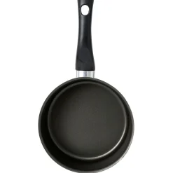 Gifi Casserole aluminium antiadhésive noir et rouge Ø 18 cm