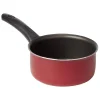 Gifi Casserole aluminium antiadhésive noir et rouge Ø16xH7,5cm