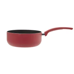 Gifi Casserole aluminium noire et rouge