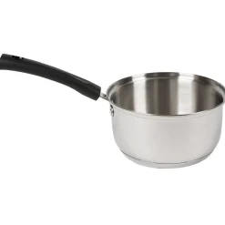 Gifi Casserole antiadhésive inox poignée bakélite noire