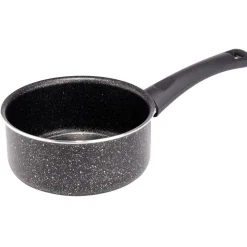 Gifi Casserole effet pierre antiadhérente noir Ø16xH7,5cm