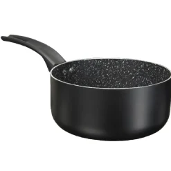 Gifi Casserole noire à induction effet pierre x2