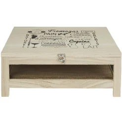 Gifi Cave à fromage bois avec plateau amovible