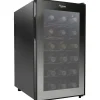 Gifi Cave à vin de service 18 bouteilles noir
