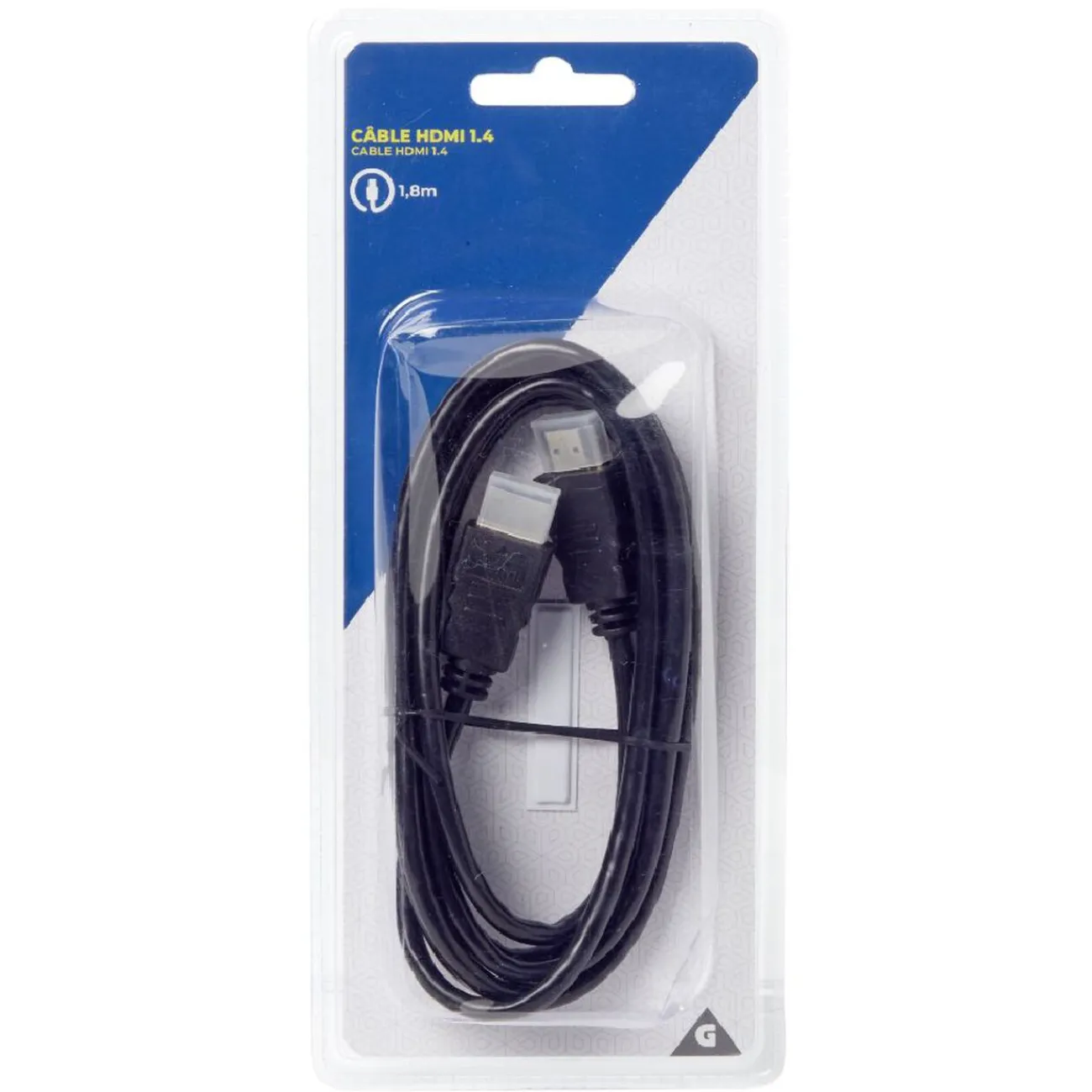 Gifi Accessoires Électriques^Câble HDMI 1,4 mâle/mâle avec ferrite 1,8m