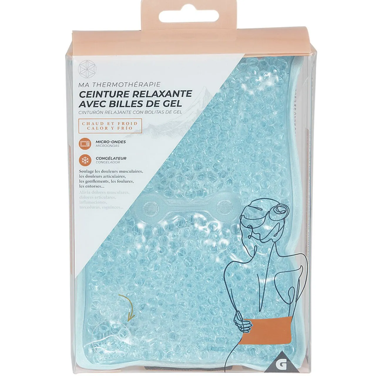 Gifi Bien-Être^Ceinture relaxante avec billes de gel