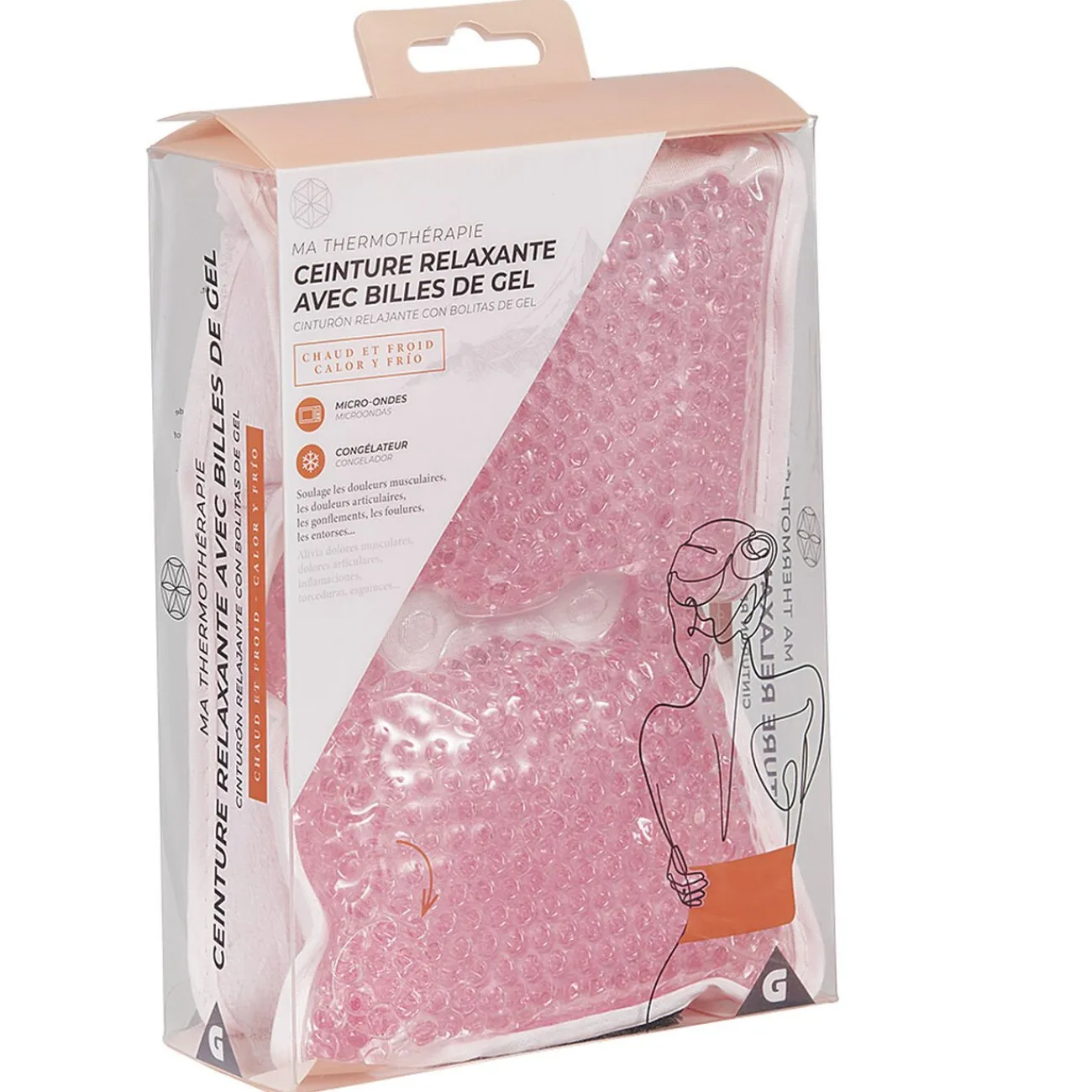 Gifi Bien-Être^Ceinture relaxante avec billes de gel