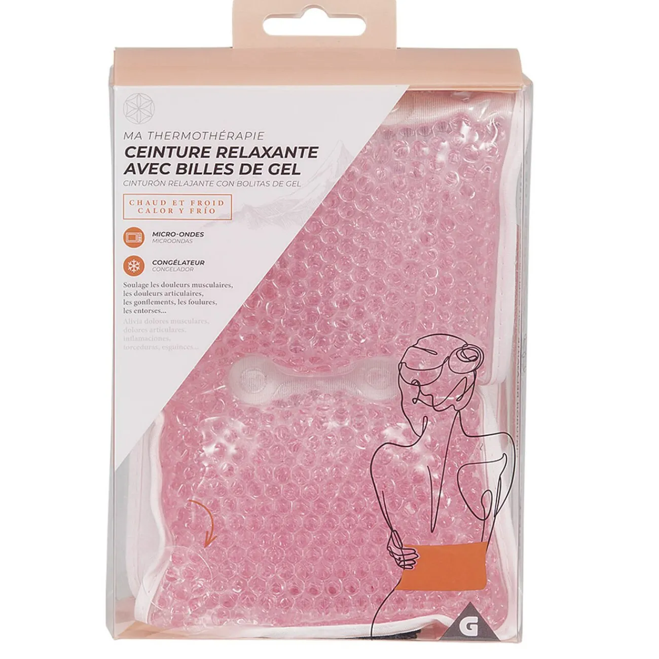 Gifi Bien-Être^Ceinture relaxante avec billes de gel