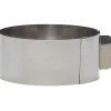 Gifi Cercle à pâtisserie extensible inox