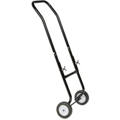 Gifi Aménagement Atelier^Chariot avec panier à bûches en métal noir