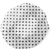 Gifi Aménagement Salle De Bain^Charlotte de douche à pois plastique blanc et noir