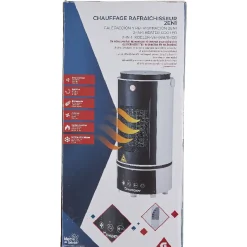 Gifi Chauffage^Chauffage rafraîchisseur d'air 2 en 1 800W noir