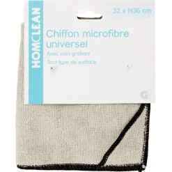 Gifi Nettoyage Et Entretien|Chiffon microfibre universel Homclean 32x36 cm