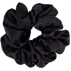 Gifi Beauté^Chouchou effet satiné noir Ø10cm