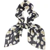 Gifi Beauté^Chouchou façon noeud foulard imprimé léopard