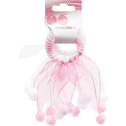 Gifi Beauté^Chouchou rose/blanc