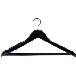 Gifi Rangement|Cintre bois noir x3