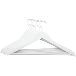 Gifi Rangement|Cintre en bois blanc x6