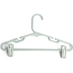 Gifi Rangement|Cintre enfant à pinces plastique blanc x5