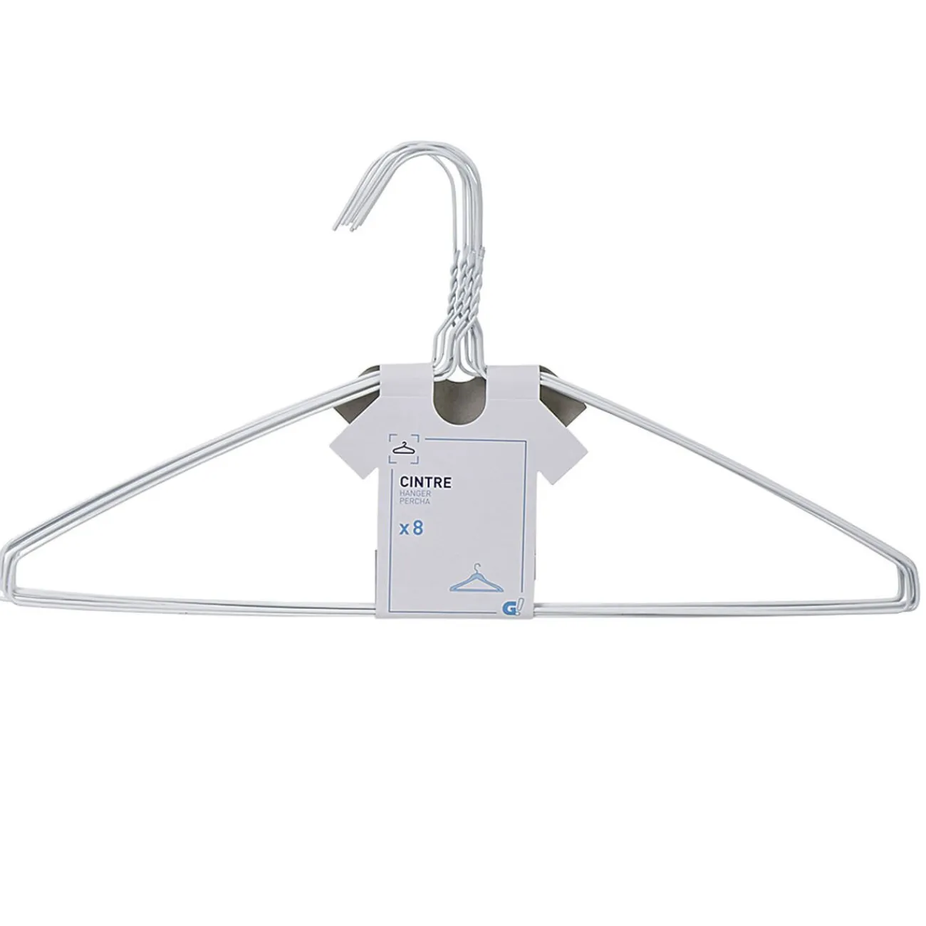 Gifi Rangement|Cintre métallique coloré x8