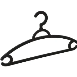 Gifi Rangement|Cintre plastique noir x10