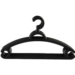 Gifi Rangement|Cintre plastique noir x10