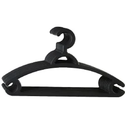 Gifi Rangement|Cintre plastique noir x10