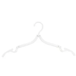 Gifi Rangement|Cintre pliable bleu blanc et gris x3