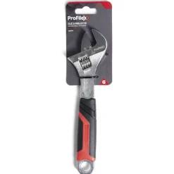 Gifi Outils Bricolage^Clé à mollette rouge L15cm