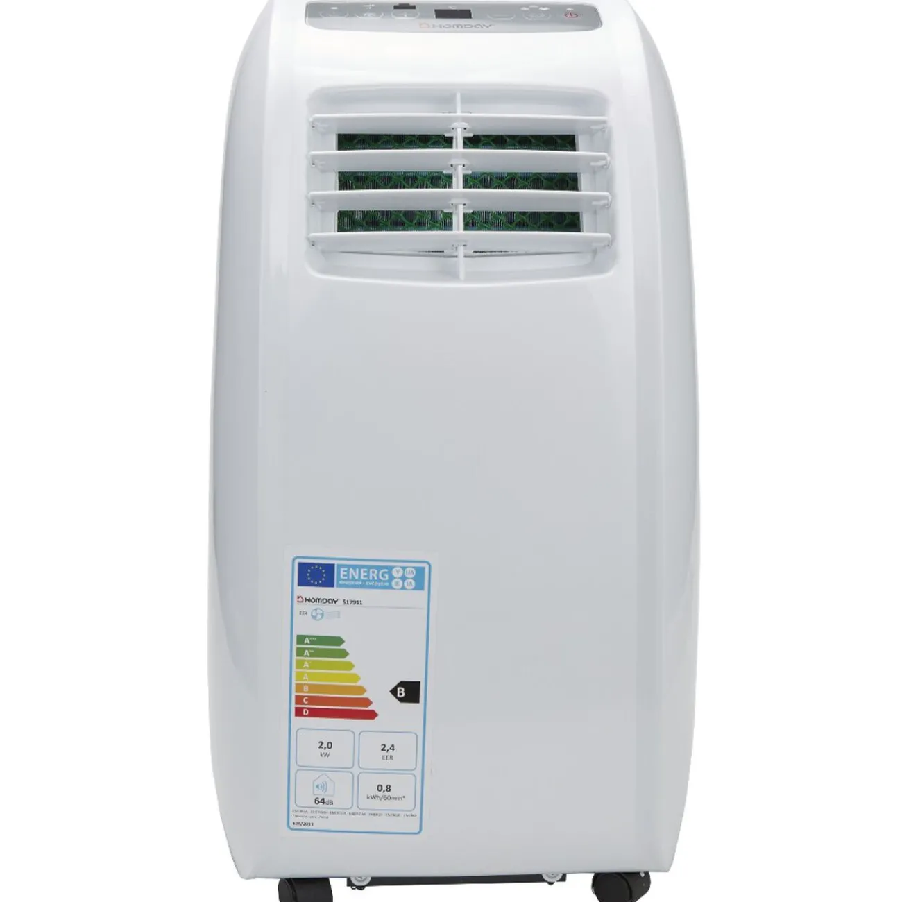 Gifi Ventilateur^Climatiseur mobile 3en1 Homday blanc