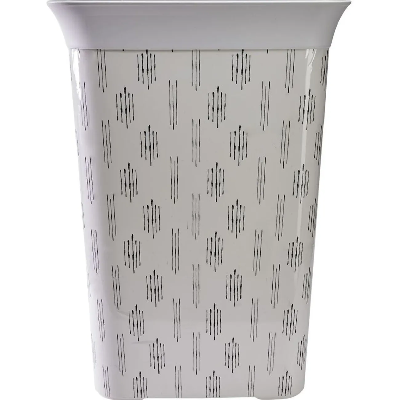 Gifi Entretien Du Linge|Coffre à linge blanc et gris 60L