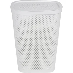 Gifi Entretien Du Linge|Coffre à linge 60L blanc