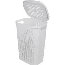 Gifi Entretien Du Linge|Coffre à linge 60L blanc