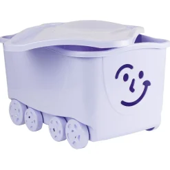 Gifi Rangement|Coffre de rangement enfant vert ou violet 58x39xH32cm