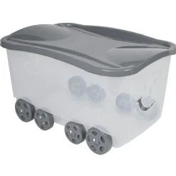 Gifi Rangement|Coffre de rangement gris enfant 47,5 L
