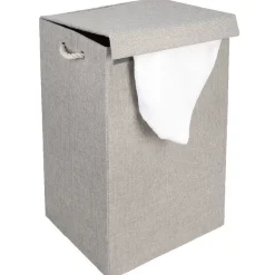 Gifi Rangement|Coffre de rangement pliable gris