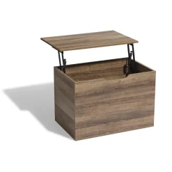 Gifi Rangement|Coffre Fargo naturel