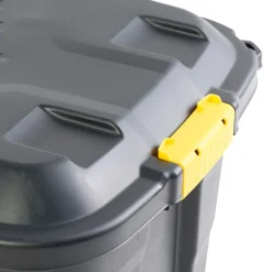 Gifi Rangement|Coffre malle de rangement 145 L noir