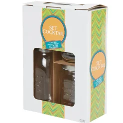 Gifi Coffret à cocktail avec shaker inox