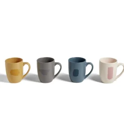 Gifi Coffret 4 mug faïence 35cl