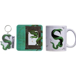 Gifi Coffret cadeau Harry Potter Serpentard mug sous-verre porte-clé 3pcs